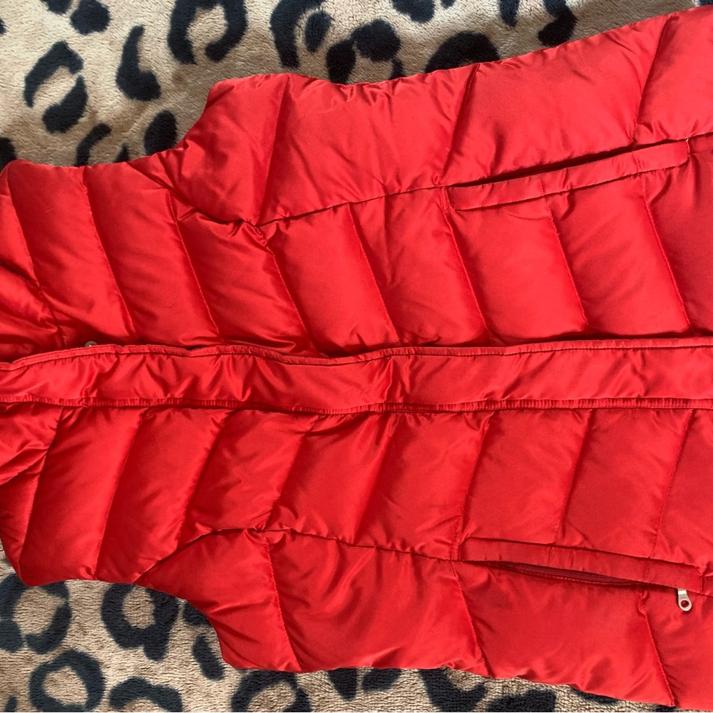 Eddie Bauer Vibrant Red Quilted Vest